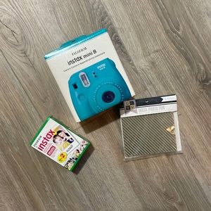 Fujifilm instax mini 9 with extra film and photo album